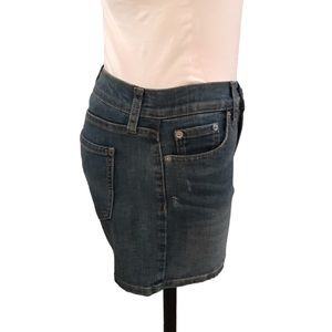 Jean shorts, 4” inseam.